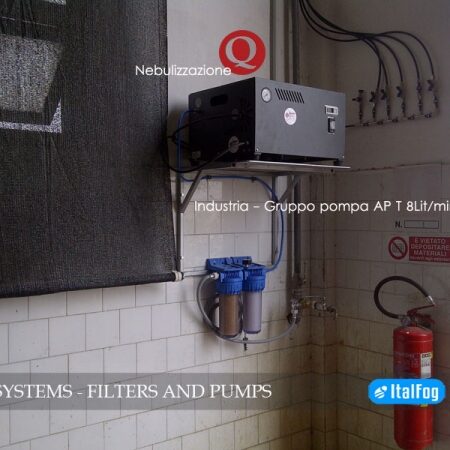 Sistemi Fog - Filtri e Pompe - Nebulizzazione - Industria-Gruppo pompa AP T 8Lit/min
