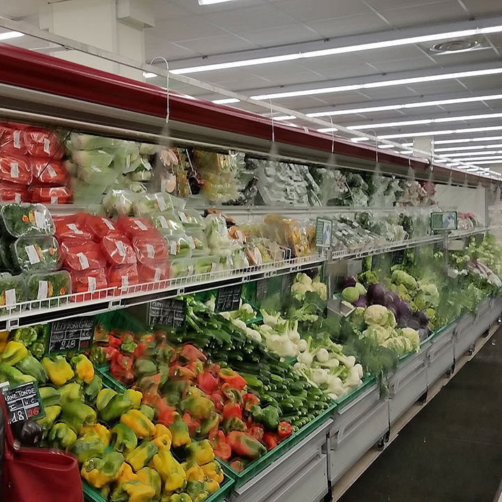 Umidificazione banco frutta