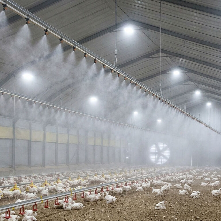 Nebulizzazione negli allevamenti avicoli