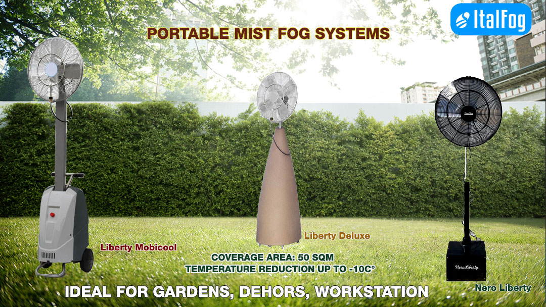 Liberty mist fog portable systems