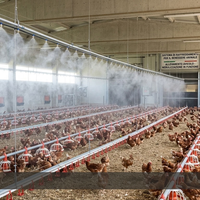 Temperature control in livestock facilities