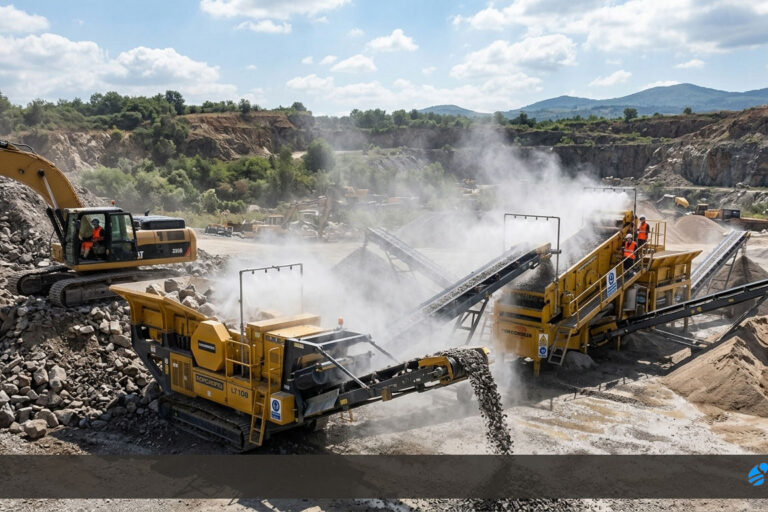 Dust suppression in quarries