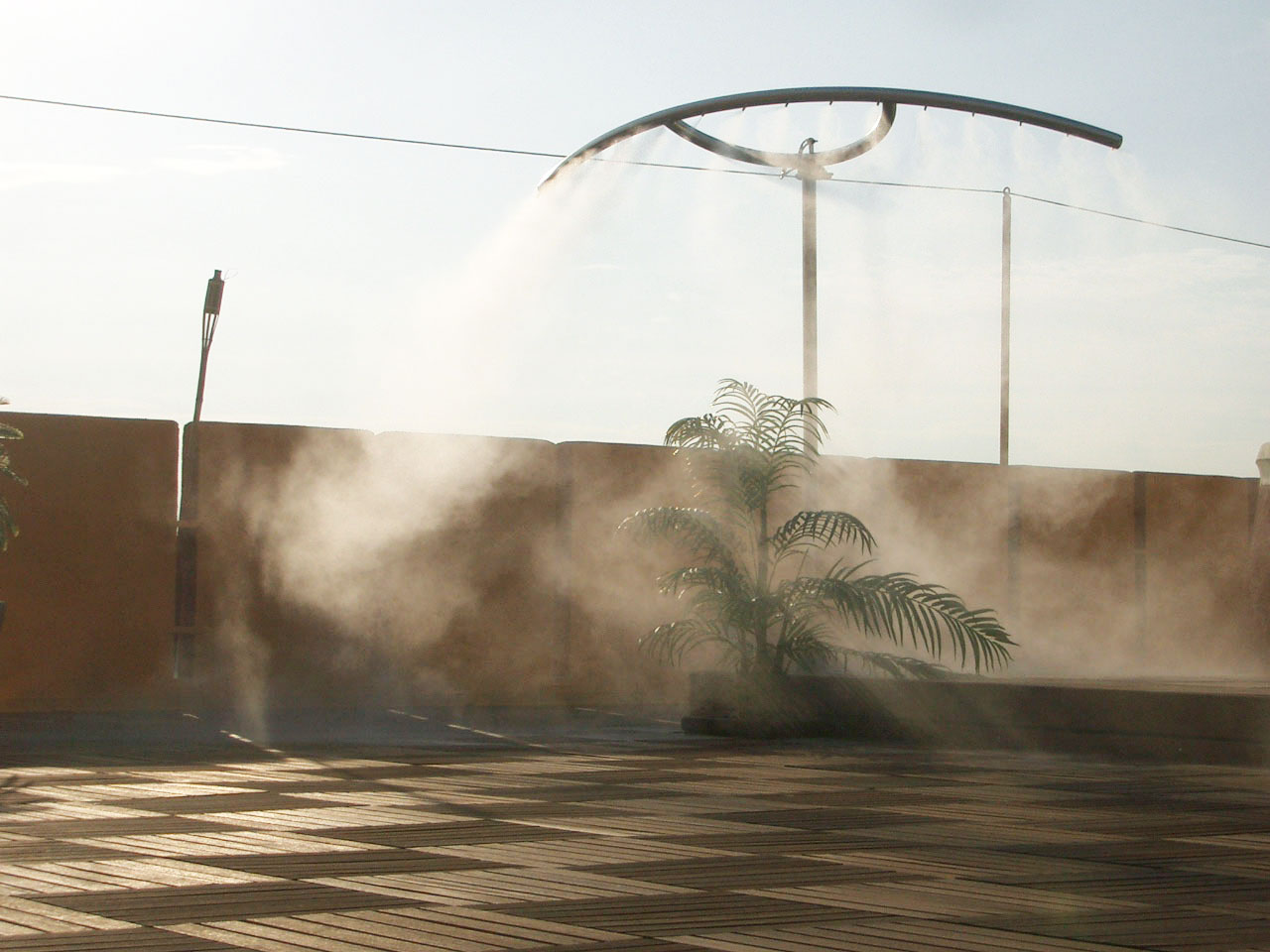 Totem in acciaio inox - Sistemi di nebulizzazione