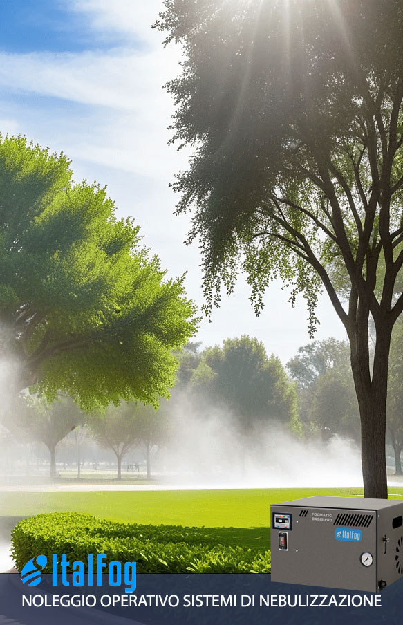 Noleggio operativo sistemi di nebulizzazione