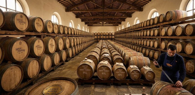 Umidificazione industriale nelle acetaie