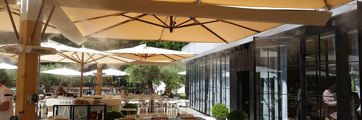 Misting system restaurants