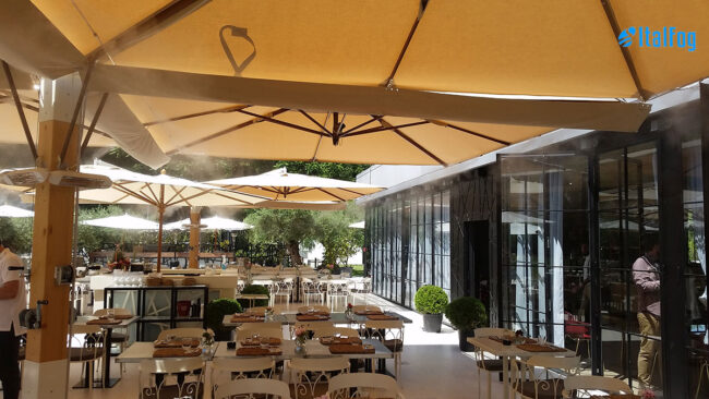 Misting system restaurants