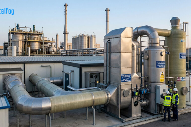 Odor control system industrial plant Europe