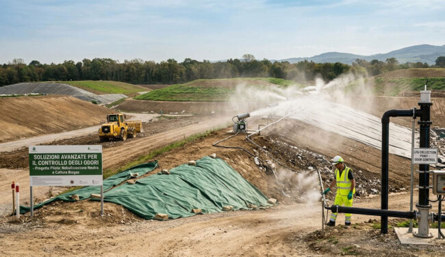 Odo control solutions for landfills